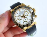 ROLEX Daytona Black Band 18K Gold 40MM Imported Steel Chroma Light Watch